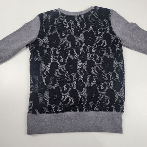 Universal Studios Sweatshirt Laced Crewneck Pullover Gray Black Womens Medium - Picture 5 of 11